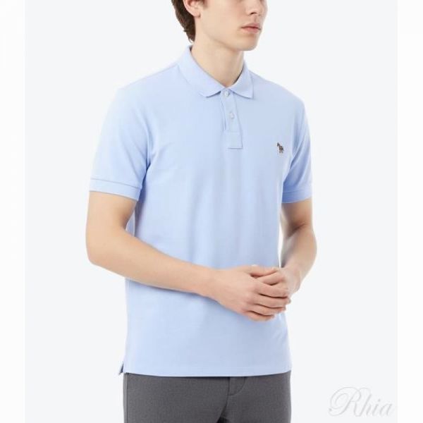폴스미스 26SS 레귤러핏 지브라 패치 폴로 셔츠 M2R 183K PZEBRA 41E - Paul Smith