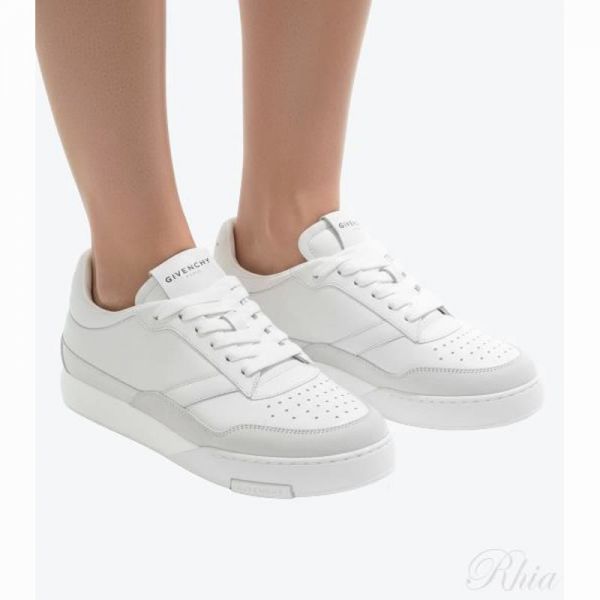 지방시 26SS 레더 스웨이드 로고 야드 스니커즈 BH00B5H1X4 100 - Givenchy