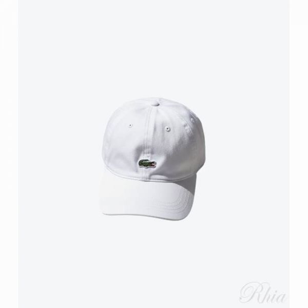 라코스테 26SS 오가닉 코튼 트윌 캡 RK0491 001 - Lacoste