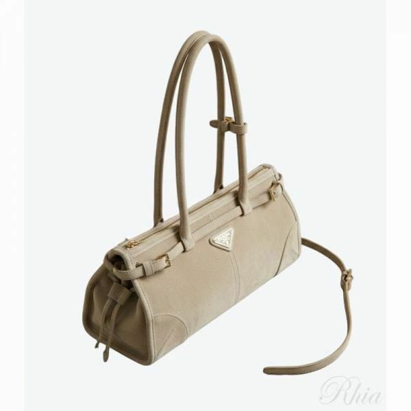프라다 26SS 보니 미디엄 스웨이드 핸드백 1BA426 2C4S F0F24 - Prada
