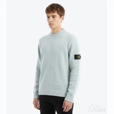 스톤아일랜드 26SS 모스 스티치 코튼 셔닐 모크 넥 스웨터 L1S15 5100005 S00N8 V0041 모크넥 썸네일 1