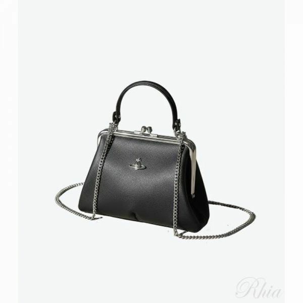 비비안웨스트우드 26SS 그레니 프레임 펄스 4B010007W S0021 N401 사피아노 플레인 백 - Vivienne Westwood