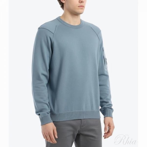 CP컴퍼니 씨 아일랜드 크루넥 렌즈 니트 18CMKN026A 004037A 872 - CP company