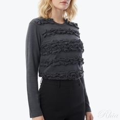 꼼데가르송 2 60 워스티드 울 저지 RP T015 W25 1 썸네일 1