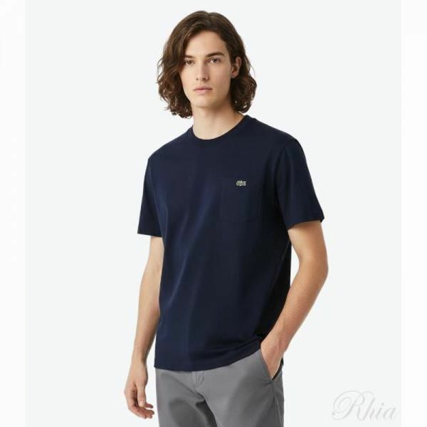 라코스테 코튼 티셔츠 위드 브레스트 TH2827 166 포켓 - Lacoste