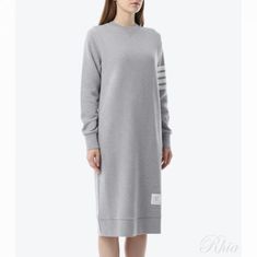 톰브라운 4바 스트라이프 RWB 탭 루프백 원피스 FJD056A 00535 055 썸네일 1