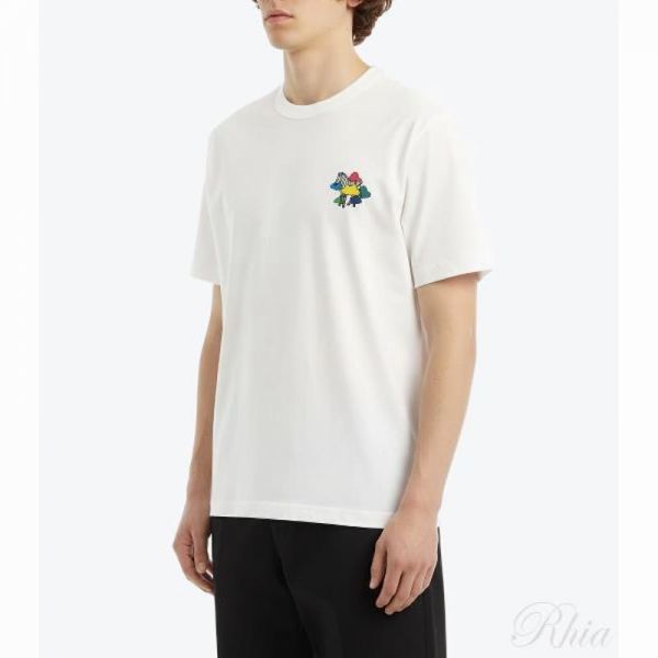 폴스미스 26SS 클라우드 지브라 프린트 캐주얼 핏 반팔 티셔츠 M2R 220X VP5610 02 - Paul Smith