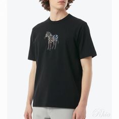 폴스미스 26SS 지브라 프린트 캐주얼 핏 반팔 티셔츠 M2R 220X VP5607 79 썸네일 1