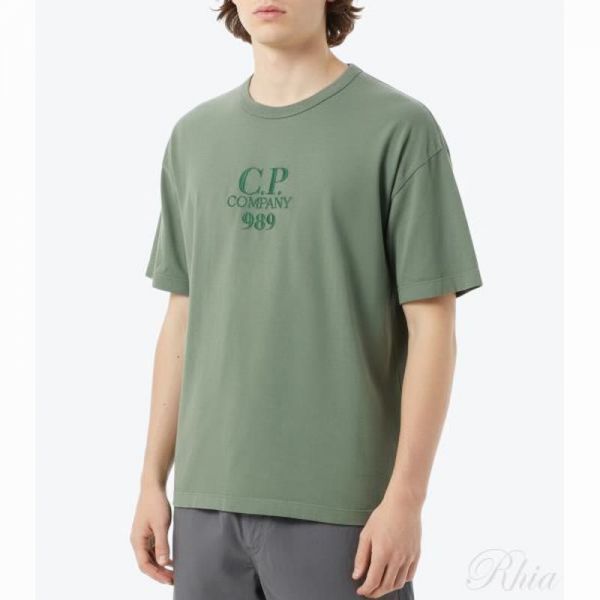 CP컴퍼니 20 1 저지 쇼츠 슬리브 티셔츠 18CMTS284A 005697G 669 숏 - CP company
