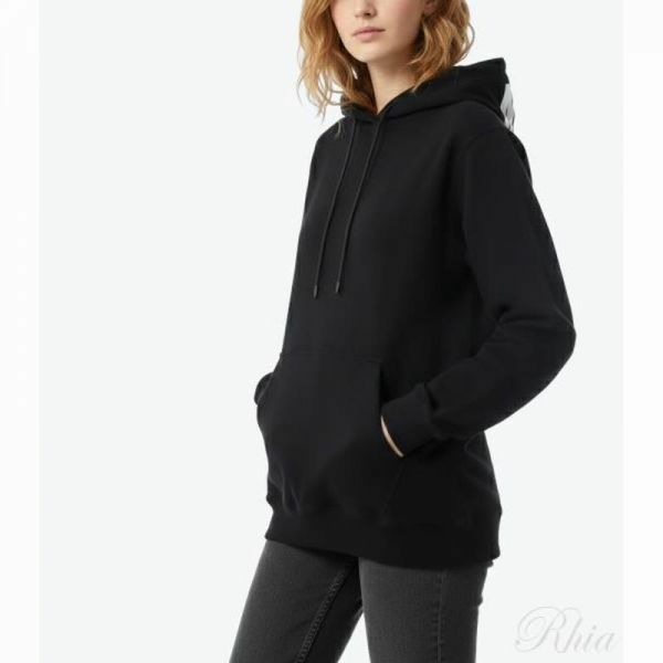 MSGM 맥시 로고 후드 티셔츠 2000MDM535 200000 99 - MSGM