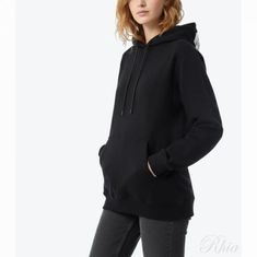 MSGM 맥시 로고 후드 티셔츠 2000MDM535 200000 99 썸네일 1