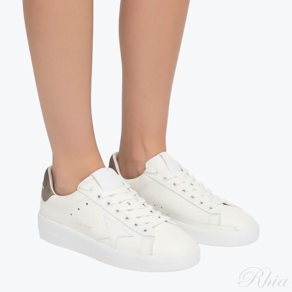 골든구스 화이트 레더 퓨어스타 스니커즈 GWF00197 F007287 10973 - Golden Goose