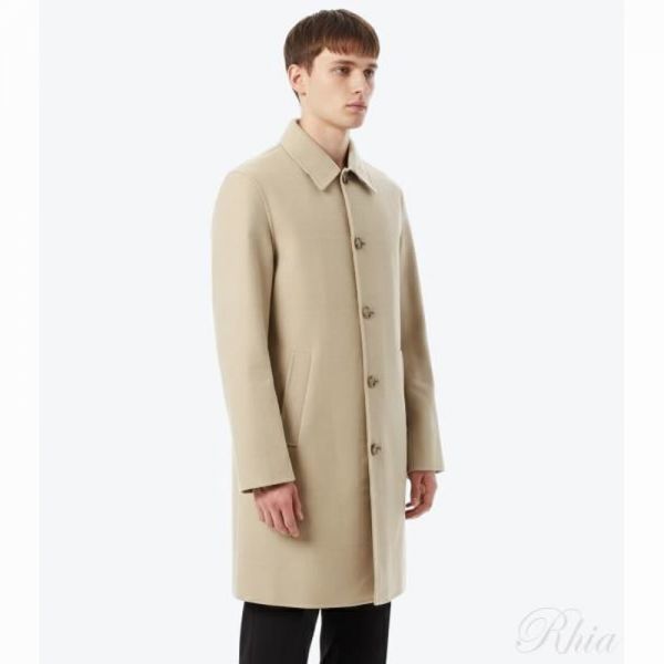 버버리 미드 렝스 울 카 코트 8095541 - Burberry