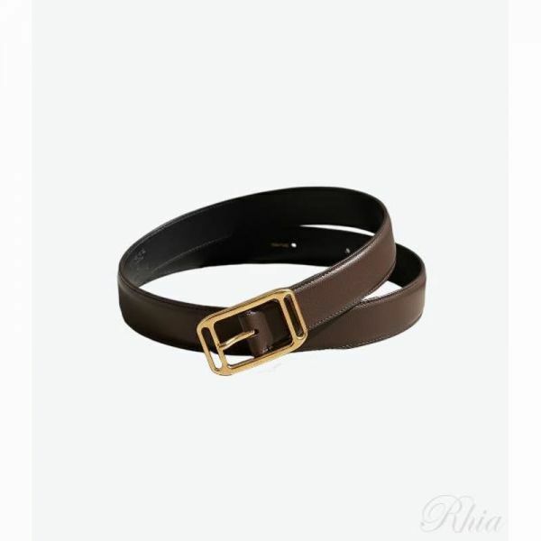 톰포드 그레인드 레더 스퀘어 스타디움 벨트 TB308 LCL311X 1B051 - Tom Ford