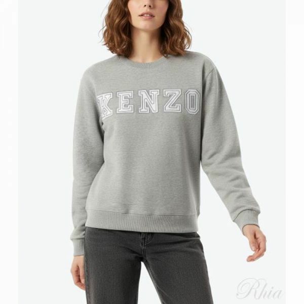 겐조 로고 자수 맨투맨 FD6 5SW00 64M F94 - Kenzo
