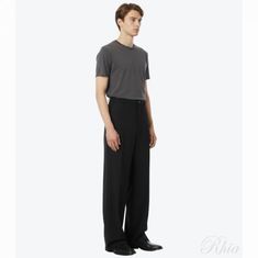 발렌시아가 26SS 턱시도 팬츠 857650 TNT39 1000 썸네일 1