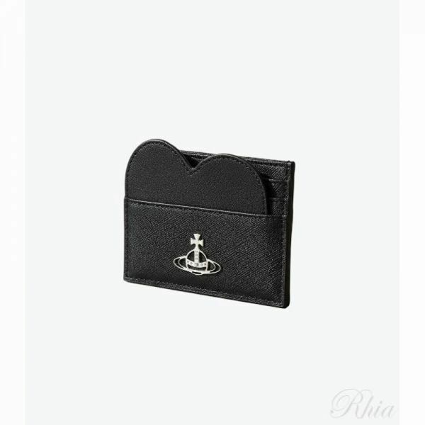 비비안웨스트우드 26SS 사피아노 하트 카드 홀더 5403000AW L001N N401 카드지갑 - Vivienne Westwood