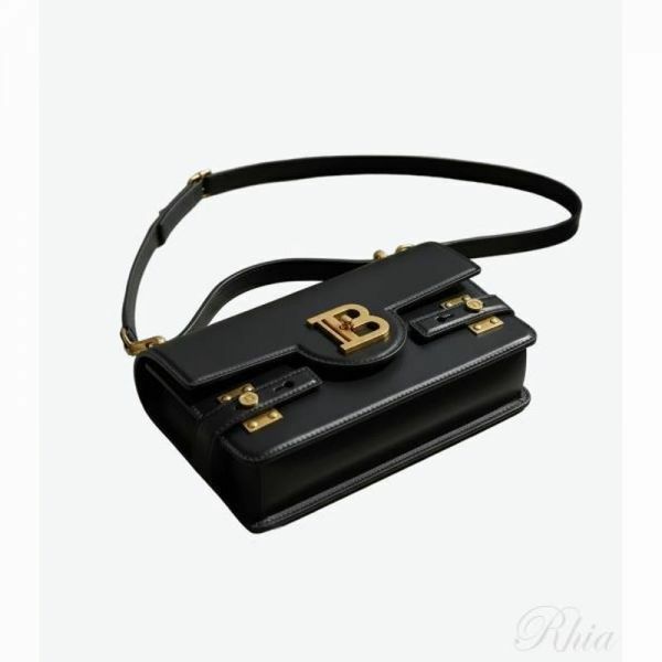 발망 26SS 스무드 가죽 소재 B 버즈 24 백 DN1DA828LAVE 0PA - Balmain