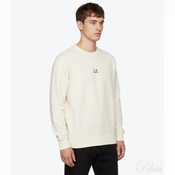 CP컴퍼니 라이트 플리스 로고 스웨트셔츠 16CMSS162A 002246G 402 멘투맨 - CP company