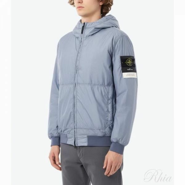 스톤아일랜드 26SS 4100110 크링클 랩스 Ny 자켓 L1S15 S0A23 V0024 렙 나일론 후드 - Stone Island