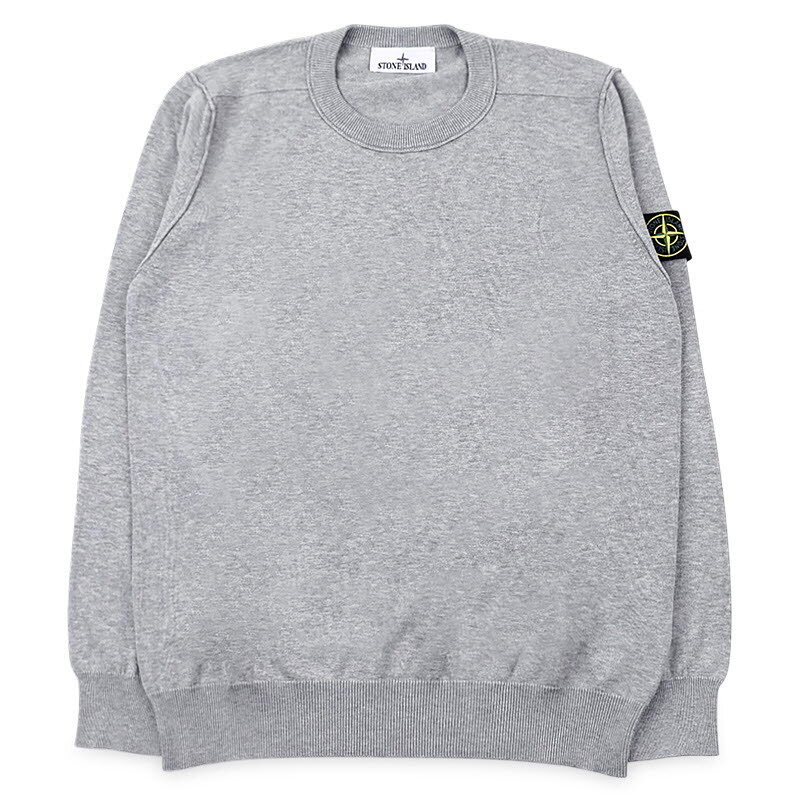 디몬트 스톤 남성 와펜 패치 니트 맨투맨(그레이) L1S15 5100053 S00B2 V0M61 - Stone Island