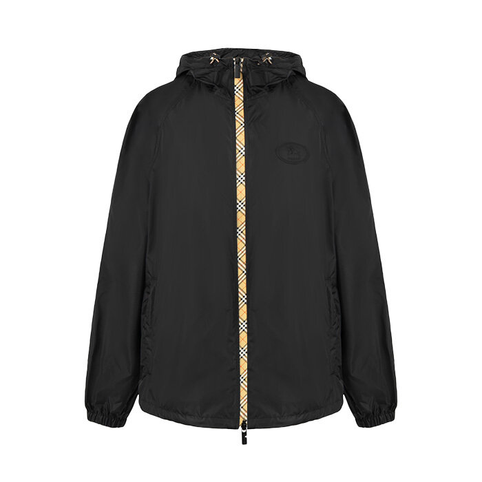 [로로모다] 버버리 체커 테이프 남성 나일론 후드 자켓 / 8120369 - Burberry