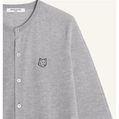 26SS 메종키츠네 가디건 QM00500KT1181 GREY MELANGE 썸네일 2