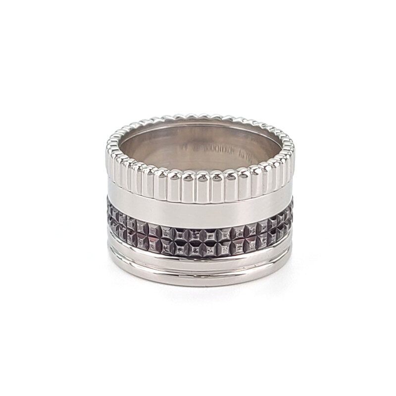 부쉐론 콰트로 블랙에디션 라지 반지 - Boucheron