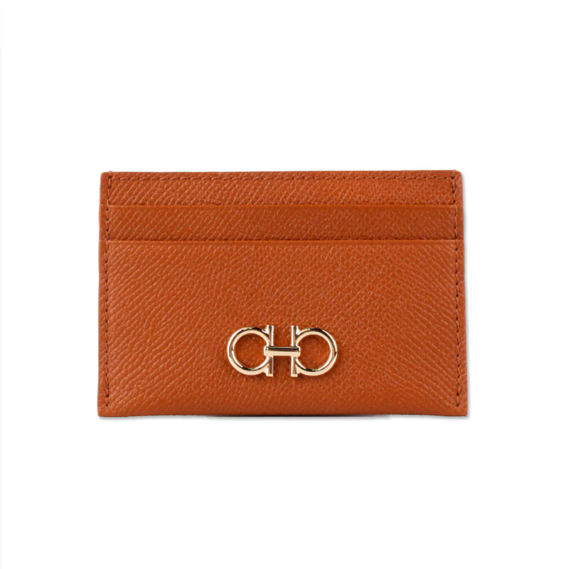 페라가모 간치니 카드홀더 브라운 22-0007 0789863 - Salvatore Ferragamo