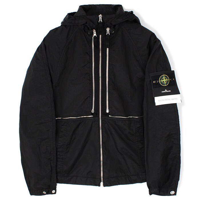 25SS 스톤 나일론메탈 후드 바람막이 블랙 K1S154100020 S0020 V0029 - Stone Island
