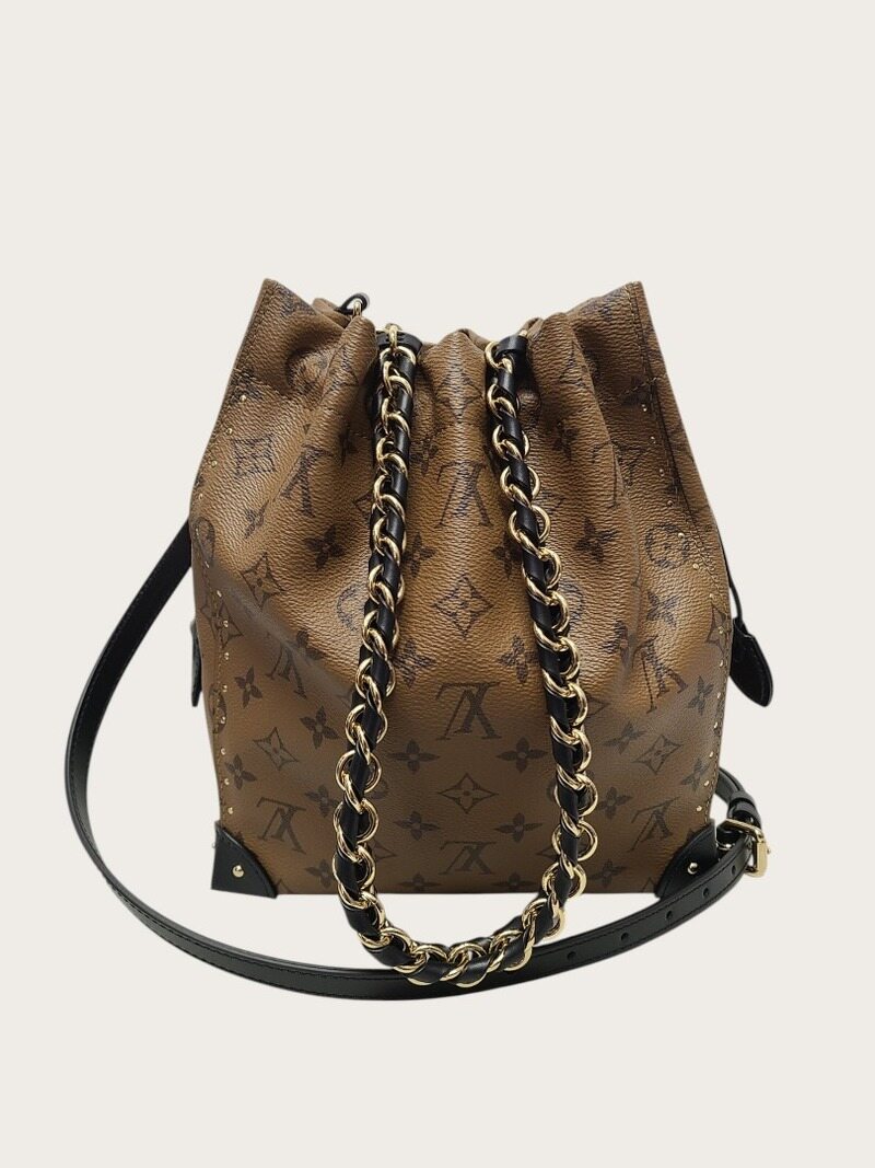 [중고명품/루이스잇] PM / 루이비통 모노그램 리버스 캔버스 노에 트렁크 - Louis Vuitton
