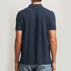 25FW 메종키츠네 폭스헤드 레귤러 폴로 반팔티셔츠 블루 PM00209KP0002 0413 썸네일 1