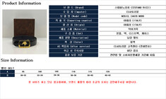 스테파노리치 벨트 사각 로고 버클 와니 블랙 N351CL C447O N999 썸네일 4