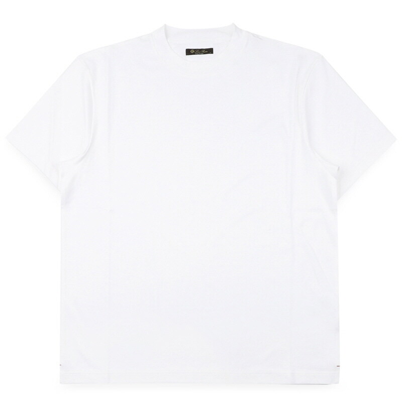 디몬트 로로피아나 남성 베이직 코튼 반팔(화이트) FAM8924 1005 - Loro Piana