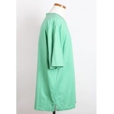  에르메스 홀스 레더 패치 반팔 티셔츠 그린 L(100) 썸네일 3