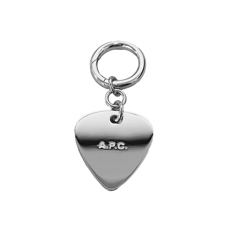 아페쎄 26SS 로고 하트 키링 실버 MEAEC F66087 RAB - A.P.C.