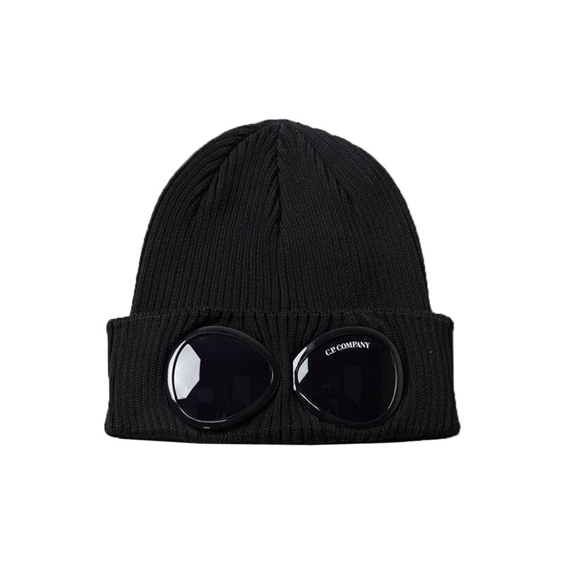 CP컴퍼니 26SS 시그니처 고글 코튼 비니 블랙 RSCMAC747A 000727A 999 - CP company