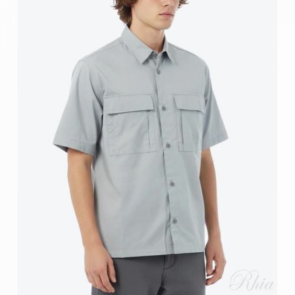 CP컴퍼니 26SS 쇼츠 슬리브 In 개버딘 20CLSH023A 006472A 936 반팔 셔츠 - CP company