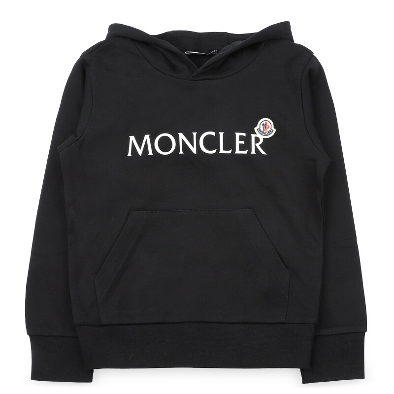 디몬트 몽클레어 키즈 로고 프린트 후드 맨투맨(블랙) 8G00009 89AKM 999 8,10A - Moncler