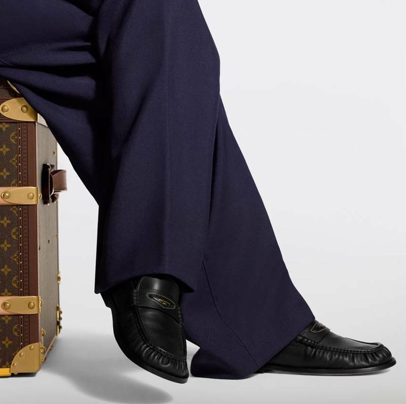 [백화점 풀셋] 내일도착 루이비통 남자 LV 재즈 블랙 로퍼 구두 L1AJWHO - Louis Vuitton