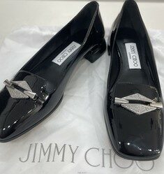 지미 추 블랙 레더외 여성 구두/드레스슈즈 썸네일 1