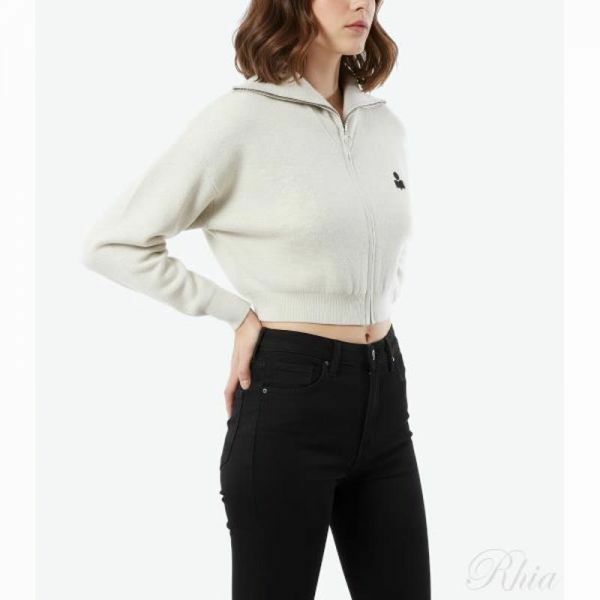 이자벨마랑 OXANE CA0004FA A3L75E 02LY 옥산 집업 니트 - Isabel Marant