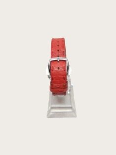 [중고명품/루이스잇] 펜디 자개 다이아몬드 셀러리아 스틸 레드 스트랩 여성 시계 36MM 썸네일 3