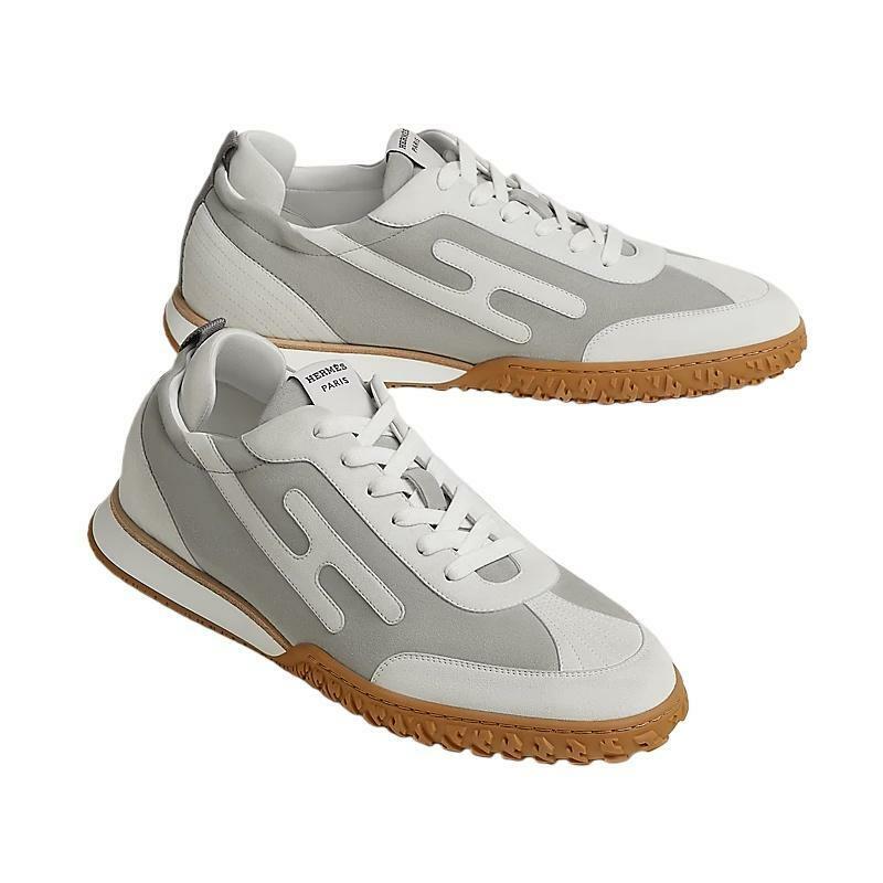 에르메스 Jet 제트 스니커즈 남성 운동화 그리 H242925ZHGT420 - Hermes