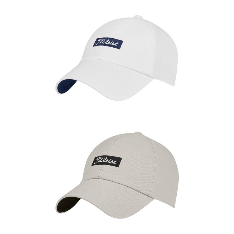 쇼핑백 선물포장 타이틀리스트 골프 남성 베이직 컬러 캡 모자 - titleist