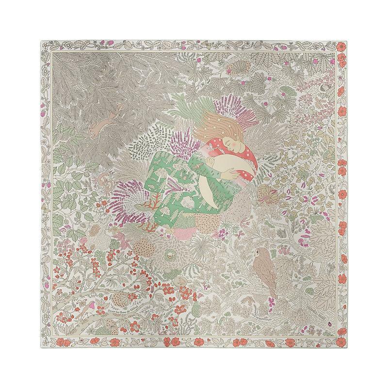 에르메스 Dans les Bras de Selene 90 실크 여성 스카프 H004284S 08 - Hermes