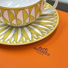 [더럭스] 에르메스 Soleil d'Hermes 솔레일 컵 세트 옐로우 P046016P 썸네일 3