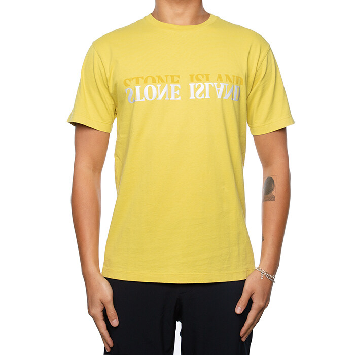 스톤아일랜드 남성 로고 프린팅 반팔 티셔츠 70152NS88 V0038 - Stone Island