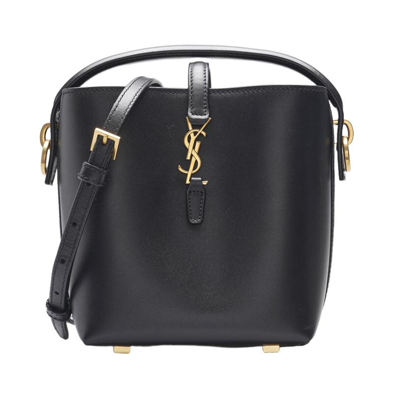 블랙 Le 37 미니 버킷백 - Saint Laurent