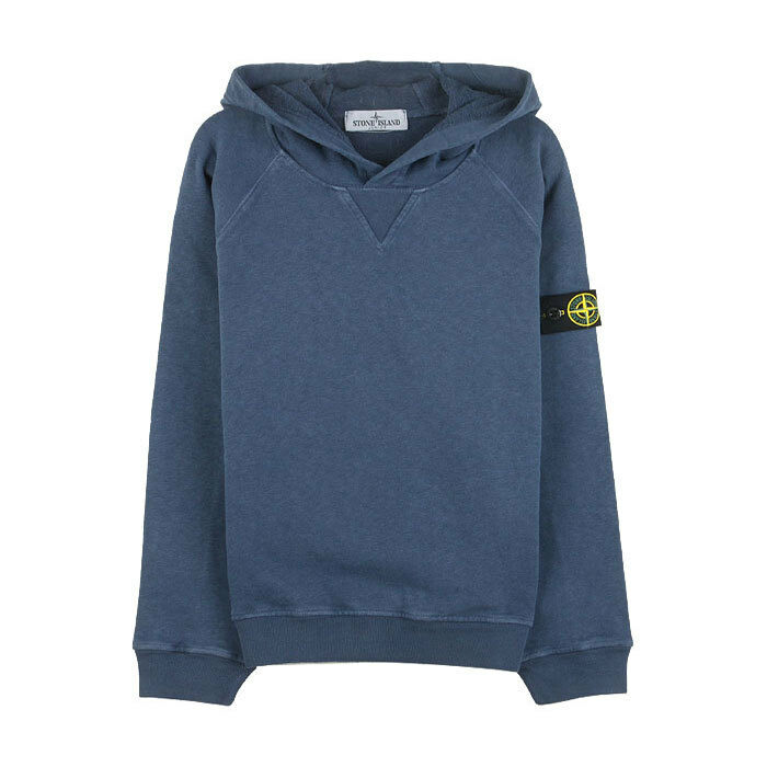 스톤아일랜드 키즈 와펜 코튼 후드 티셔츠 - Stone Island